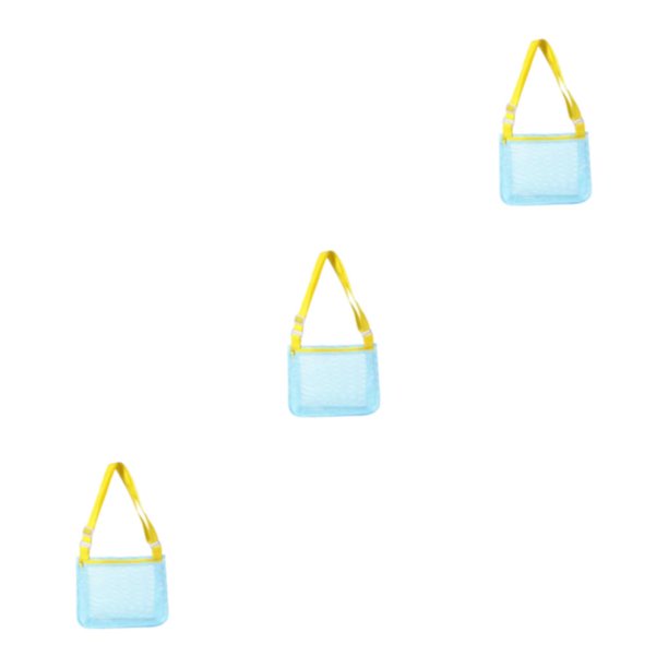 Cateissary Bolsa de malla diseñada con hombro ajustable para juguetes de playa y almacenamiento Amplia aplicación Malla de juguete de playa Type1 NO1