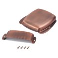 thumbnail image 1 of MasteelfCA Electric Guitar Bridge Cover Plate for Jazz Bass Guitar Accessory (Bronze), 1 of 7