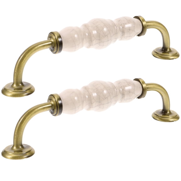 LOLIPPYY Set of 2 Vintage Style Dresser Pull Handles for Cabinets and Drawers