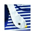 thumbnail image 5 of Girls Dress Cotton Navy Blue Stripe Bird Embroidered 4 Years, 5 of 6