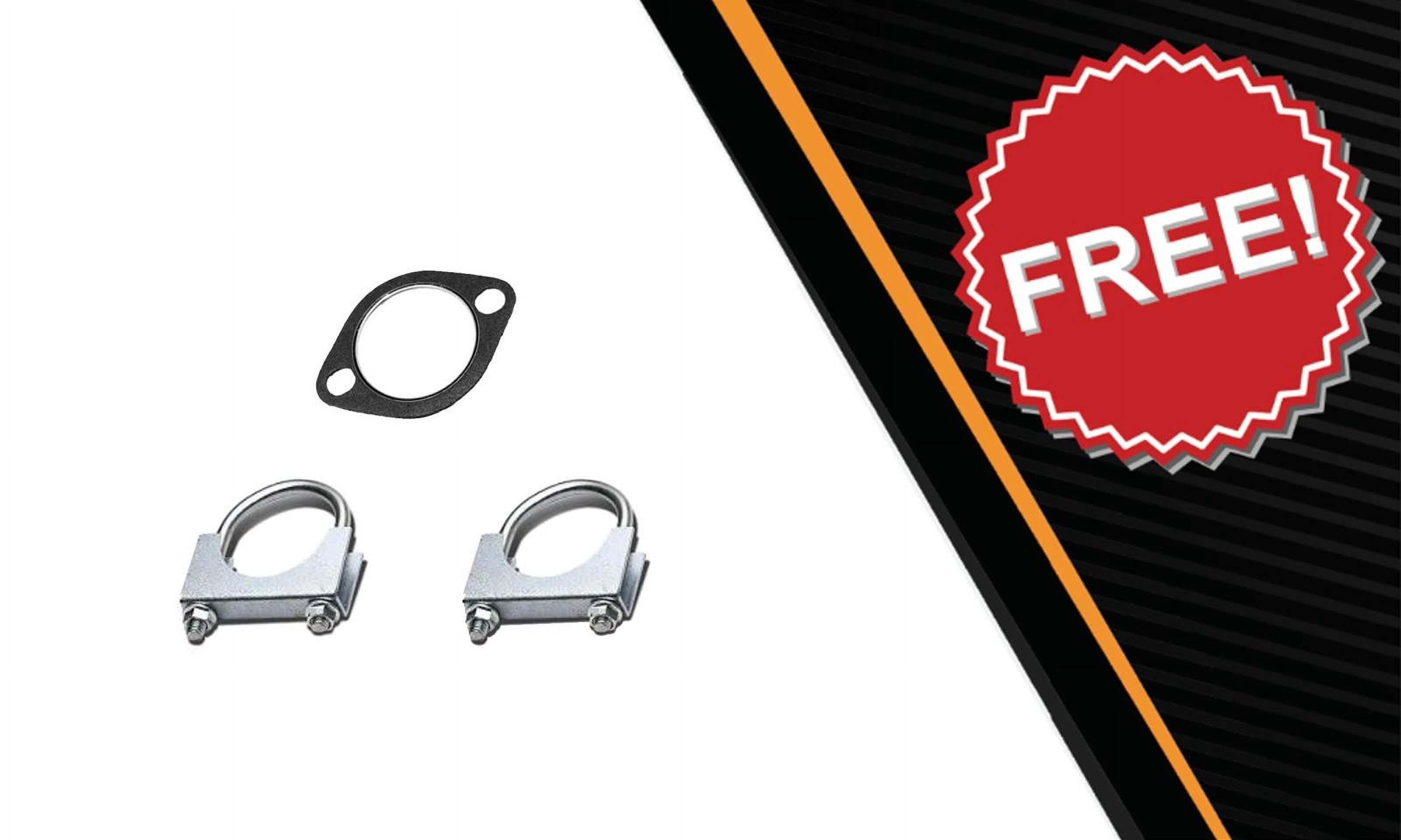Northeastern Exhaust Resonator Pipe Fits 2008-2019 Nissan Rogue & 2014-2015 Rogue Select 2.5L - Direct Fit | Stainless Steel | Includes Gasket & Clamps