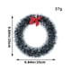 thumbnail image 2 of Christmas Bow Garland 25-30cm White And Green Top Decoration, Bow Garland, Festive Window Decoration, Long-Tail Keywords, Foldable Design, Metal Frame, For Dorm Room, 2 of 8