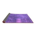 thumbnail image 2 of Ahgly Company Indoor Square Oriental Purple Industrial Area Rugs, 7' Square, 2 of 4