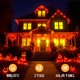 thumbnail image 4 of JMEXSUSS Paquete de 2 luces solares de Halloween de color naranja, 33 pies, 100 luces LED solares para exteriores, luces solares impermeables para árbol, patio, jardín, decoraciones de Acción de Graci, 4 of 4
