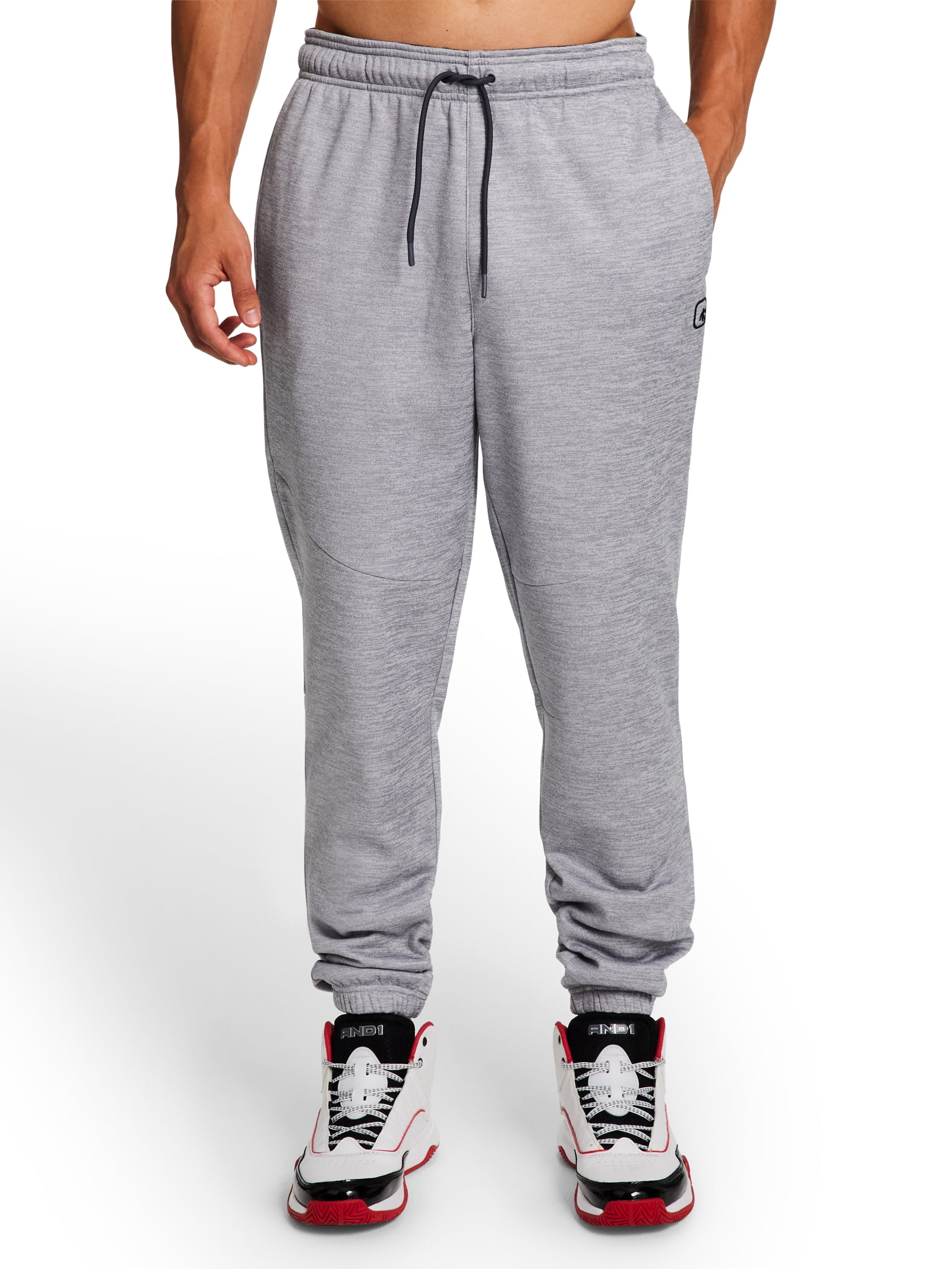 AND1 Men's and Big Men's Power Forward Fleece Sweat Pants, Sizes XS-5XL