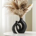 thumbnail image 1 of Jarrón decorativo Lvases Snuggle Hollow moderno, juego de 2, 1 of 6