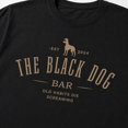 thumbnail image 3 of The Black Dog Bar Graphic T-Shirt, Unisex Classic Fit Cotton Tee, 3 of 9