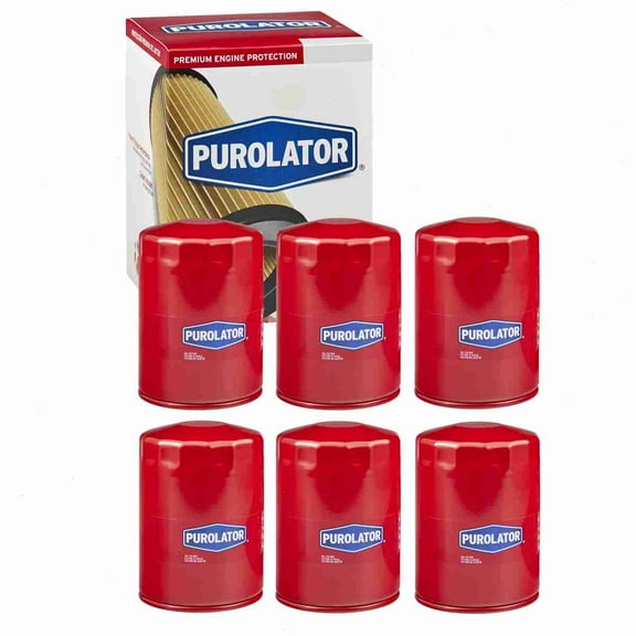 6 pc Purolator L30257 Engine Oil Filters for 106 Oil Change Lubricant Filters Fits select: 1996-2005 VOLKSWAGEN PASSAT, 1986-1989 NISSAN D21