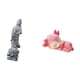 thumbnail image 5 of Adorno de piedra Guan figura de ciervo durmiente de resina, colección budista Feng Shui para decoración de interiores, pasillos, dormitorios, co, 5 of 8