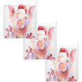 thumbnail image 6 of Coolnut Piglet in Santa Claus Hat Baby Muslin Washcloths Face Towel, 3 PCS Funny Christmas Burp Cloths Cotton Wipes Infant Wash Cloth for Newborn Boys Girls 12x12 inches, 6 of 6