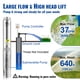 thumbnail image 3 of VEVOR Bomba sumergible de pozo profundo, 3HP 230V/60Hz, 37GPM 640 pies de cabeza, con cable de 33 pies y caja de control externo, bombas de agua de acero inoxidable de 4 pulgadas, IP68 impermeable, 3 of 9
