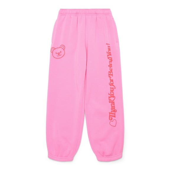 Valentine's Day Girls Graphic Jogger Sweatpants from Way To Celebrate, Sizes 4-16