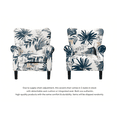 thumbnail image 2 of Hommow Mid Century Wingback Arm Chair,High Back Accent Chair,Blue Leaf, 2 of 9