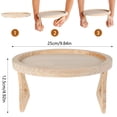 thumbnail image 4 of EASTIN Sofa Armrest Clip Table Tray Couch Arm Tray Table  Portable Table  TV Table and Side Tables for Small Spaces. Stable Sofa Arm Table for Eating and Drink Table, 4 of 7