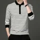 thumbnail image 3 of Camiseta polo para hombre, jersey de invierno, sudadera de gran tamaño para hombre, sudadera formal de talla grande para negocios con cuello elástico, ropa de calle emo S, 3 of 5
