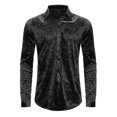 thumbnail image 1 of Men's Slim Fit Long Sleeve Button Down Shirts _ao _ao, 1 of 5