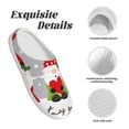thumbnail image 5 of Lsque Merry Christmas Gnome1 Pattern Womens Comfort Cotton on Scuff With Memory Foam and Anti-skid Sole Slipper-37/38, 5 of 7