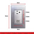 thumbnail image 3 of KIT 2 PLACAS ARMADAS CON 1 CONTACTO Y 2 ENTRADAS USB CORDOBA Sanelec Córdoba 4639, 3 of 5
