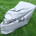 thumbnail image 3 of Bike Dustproof Cover, Grey Bike Cover Flat Sewing Process PEVA  For Road Bike, 3 of 8