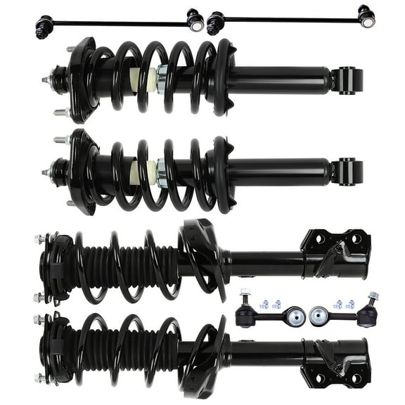 ECCPP 8pcs Suspension Struts Front and Rear Pair Complete Strut Assembly,Stabilizer Bar Link for 2012-2014 for Honda CR-V 272492 272491 172957L 172957R K750297 K750151 K750156