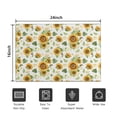thumbnail image 5 of White Green Leaf Flower Sunflower Pattern Door Rugs,Washable Non Slip Door Mats Indoor,Decorative Door Mats,Entry Mat Indoor for Entrance,Bedroom,Kitchen,Bathroom,16"x24", 5 of 6