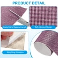 thumbnail image 3 of Uxcell 1 Count Self Adhesive Bling Crystal Rhinestone Sheet Light Purple 9.4"x7.9", 3 of 6