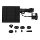 thumbnail image 1 of 1 bomba de fuente de agua solar 6 .5W DIY con boquillas para acuario de pecera al aire libre, 1 of 9