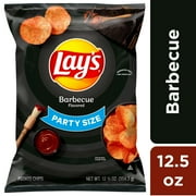 Lay's Barbeque Potato Snack Chips,Party Size, 12.5 oz.Bag