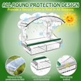 thumbnail image 3 of TEMOGU-Clear Acrylic Window Bird Feeder with 4 Strong Suction Cups – Outdoor Birdhouse for Wild Bird Watching, Removable Seed Tray & Perch, Weatherproof Design – Perfect Garden/Window Viewing Decor, 3 of 4