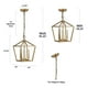 thumbnail image 4 of Lámpara colgante JONATHAN Y JYL7601B, farol LED tipo pagoda de 25 cm, 4 of 6