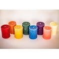 thumbnail image 3 of BeeTheLight Beeswax Pillar Candle - 100% Pure Bees Wax - Choose Your Size and Color - 54 Hour Burn Time - Fits 3x4 Holder - Unscented - Natural Light Honey Scent (Pink Sunset, Medium), 3 of 7