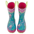 thumbnail image 2 of Stephen Joseph Kids Toddler Girls Blue Mermaid Rain Snow Boot Shoes, Size 10, 2 of 4