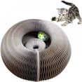thumbnail image 2 of Magic Organ Cat Scratching Board Foldable Organ Cardboard Cat Scratcher for Indoor Cats Toys, 2 of 9