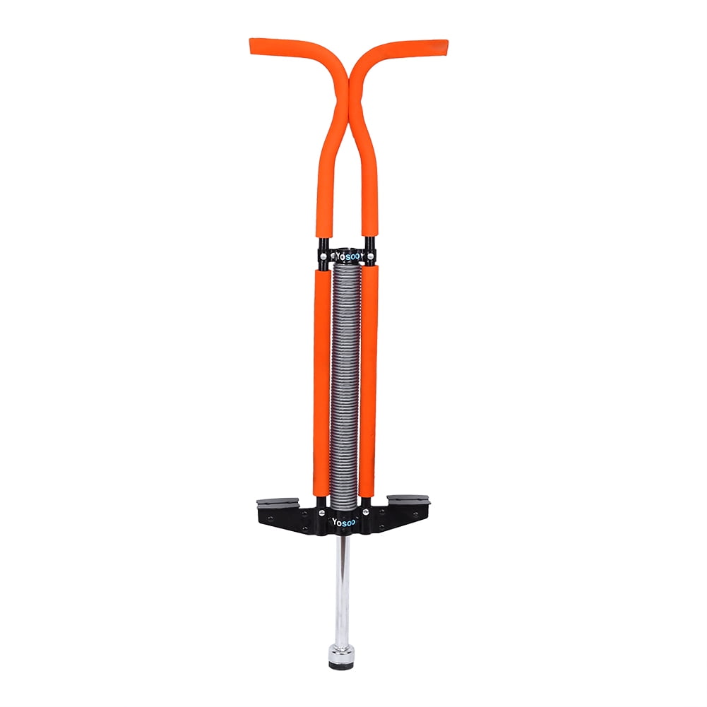 Red Single Pogo Stick Spring Jackhammer Jump Stick for Children Kids Adults Balance Training Outdoor Toy Christmas Gift