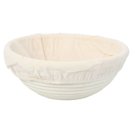 

HOMEMAXS Round Banneton Proofing Basket Unbleached Natural Cane Bread Baking Tool Rising Bread Making Dough Loaf Basket