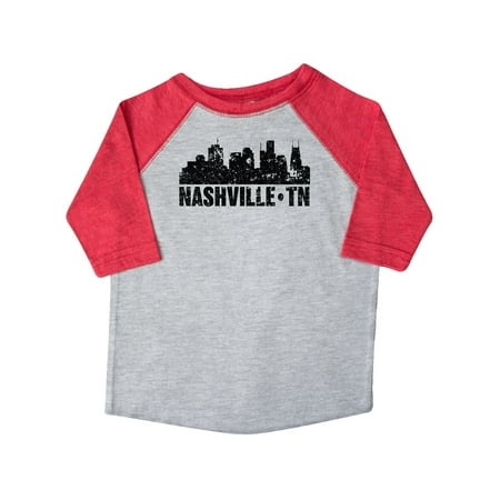 

Inktastic Nashville Skyline Grunge Gift Toddler Boy or Toddler Girl T-Shirt