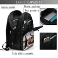thumbnail image 4 of Easygdp Portrait Of Cow With Its Baby Cow Mochila para Laptop de Viaje con Puerto USB, Mochila para Laptop con Puerto de Carga USB para Mujeres y Hombres, 4 of 7