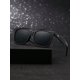 thumbnail image 1 of 1pair Men Square Frame Fashion Glasses Black Shades Summer Cowboy, 1 of 5