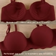 thumbnail image 6 of Omexry Sports Bras for Women Womens Seamless Bra No Underwire Push Up Bras Soft Bralette Sport Everyday Bra,Womens Plus Size Clearance $5 Wine S, 6 of 6