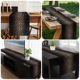thumbnail image 6 of Leopard Print Table Runner 108 Inches Long, Chic Abstract Black Brown Animals Texture Kitchen Coffee Dining Table Decoration for Home Party Birthday Wedding Home Decor 13x108 Inches, 6 of 8
