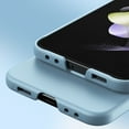 thumbnail image 5 of Matte Slim Phone Case For Samsung Galaxy Z Flip 5,Shockproof Lightweight Ultra Thin Hybrid Liquid Silicone Anti-Fingerprint Hard PC Scratch-Resistant Phone Case For Samsung Galaxy Z Flip 5,Skyblue, 5 of 9
