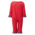 thumbnail image 4 of AIGUR Red Family Christmas Pajamas Matching Sets, Classic Plaid Design Christmas Family Matching Outfits, 4 of 10