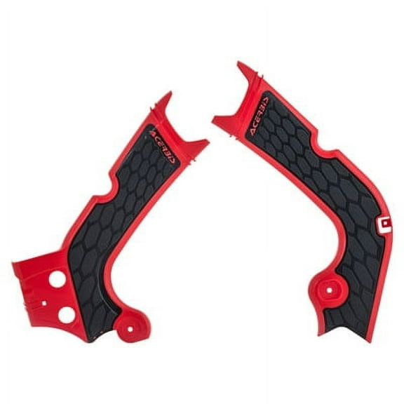Acerbis X-Grip Frame Guards Red/Black for Honda CRF450R 2017-2018
