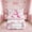 Pink A, variant on Meiyoeat Girly Letter A Twin Comforter Sets 3-Piece for Girls, Pink Bow Print Bedding Set for Bedroom, Pink White,Pink Reversible