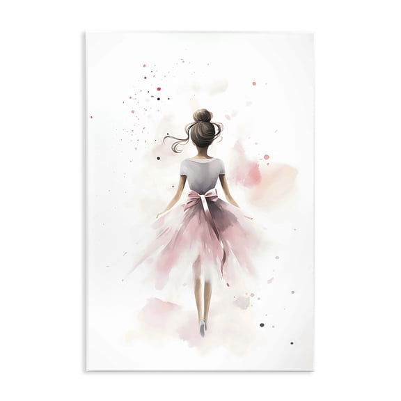 Stupell Industries Speckled Ballerina View Wall Plaque Art, design by Creative Studio