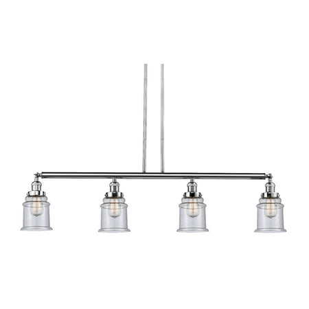 

Innovations Lighting 214-S Canton Canton 4 Light 51 Wide Linear Chandelier - Chrome