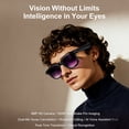 thumbnail image 2 of Tigebraver 2026 AI Smart Glasses With Charging Case, 8MP HD Camera & 1200P/4K Video, ChatGPT Photo Recognition & Q&A, Real-Time Translation (140 Languages), Bluetooth Calling, 2 of 10