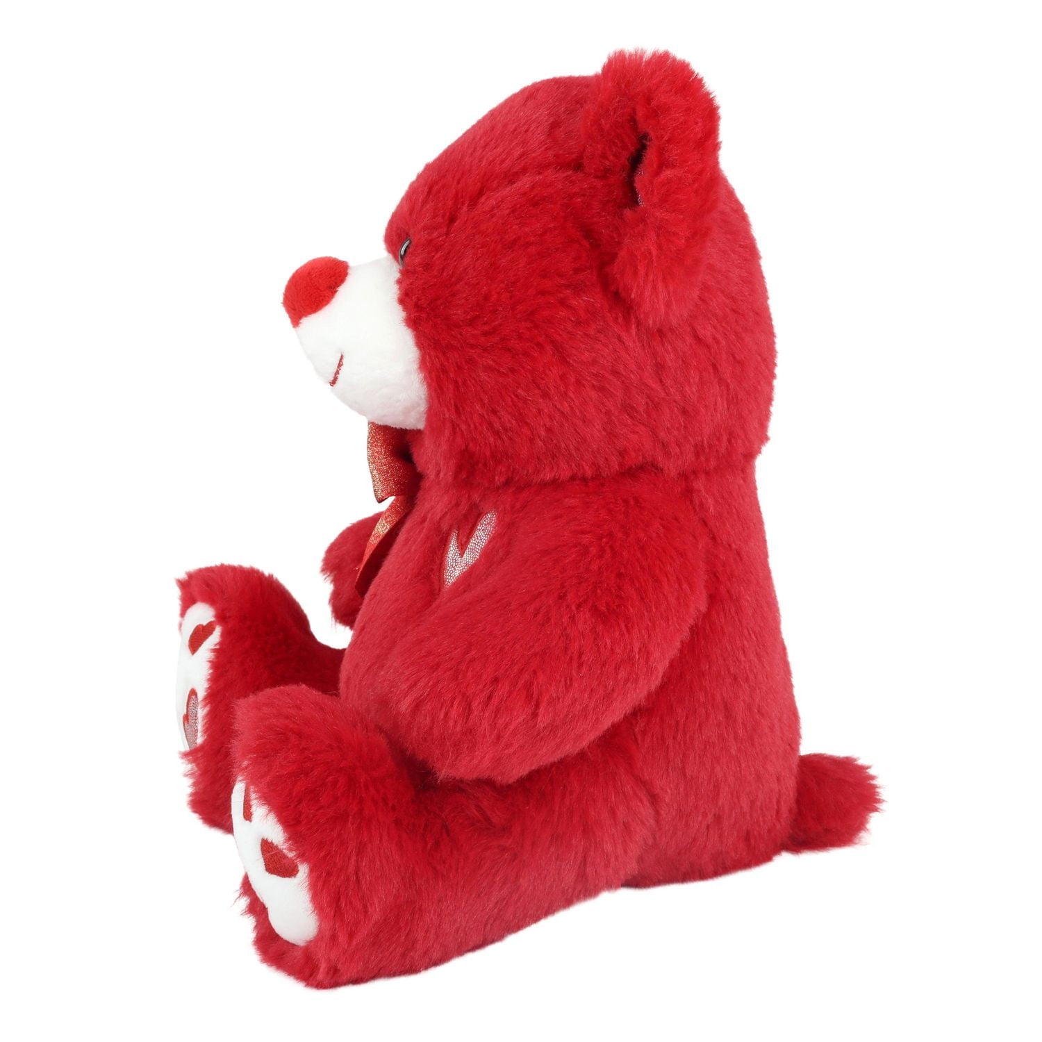 Way to Celebrate Valentine’s Day Snuggly and Cuddly Teddy Bear, Red