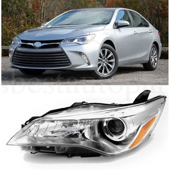 Fits Toyota Camry 2015-2017 Headlights Driver Left Side Headlamps Replacement LH