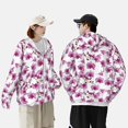 thumbnail image 4 of Zufioo Orchids Flowers Sun Shirt for men and women,Sun Hoodie shirt,Unisex UV Shirt,Hiking Outdoor Performance Jackets,Fishing Shirt -XX-Large, 4 of 7